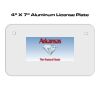 4 X 7 Aluminum License Plate  Thumbnail