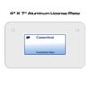 4 X 7 Aluminum License Plate  Thumbnail