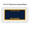 4 X 7 Aluminum License Plate  Thumbnail