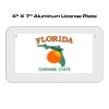 4 X 7 Aluminum License Plate  Thumbnail