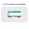 4 X 7 Aluminum License Plate  Thumbnail