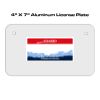 4 X 7 Aluminum License Plate  Thumbnail