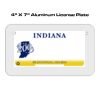 4 X 7 Aluminum License Plate  Thumbnail