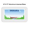 4 X 7 Aluminum License Plate  Thumbnail