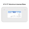 4 X 7 Aluminum License Plate  Thumbnail