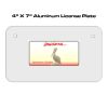 4 X 7 Aluminum License Plate  Thumbnail