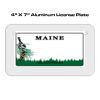 4 X 7 Aluminum License Plate  Thumbnail