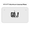 4 X 7 Aluminum License Plate  Thumbnail