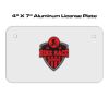4 X 7 Aluminum License Plate  Thumbnail