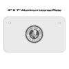4 X 7 Aluminum License Plate  Thumbnail