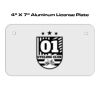 4 X 7 Aluminum License Plate  Thumbnail