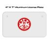 4 X 7 Aluminum License Plate  Thumbnail