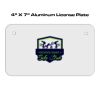4 X 7 Aluminum License Plate  Thumbnail