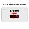 4 X 7 Aluminum License Plate  Thumbnail