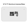4 X 7 Aluminum License Plate  Thumbnail