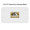 4 X 7 Aluminum License Plate  Thumbnail