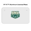 4 X 7 Aluminum License Plate  Thumbnail