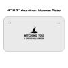 4 X 7 Aluminum License Plate  Thumbnail