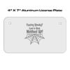 4 X 7 Aluminum License Plate  Thumbnail