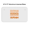 4 X 7 Aluminum License Plate  Thumbnail