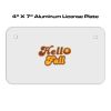 4 X 7 Aluminum License Plate  Thumbnail
