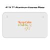 4 X 7 Aluminum License Plate  Thumbnail
