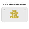 4 X 7 Aluminum License Plate  Thumbnail