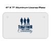 4 X 7 Aluminum License Plate  Thumbnail