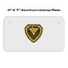 4 X 7 Aluminum License Plate  Thumbnail