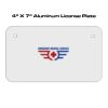 4 X 7 Aluminum License Plate  Thumbnail