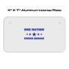 4 X 7 Aluminum License Plate  Thumbnail