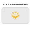4 X 7 Aluminum License Plate  Thumbnail