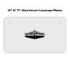 4 X 7 Aluminum License Plate  Thumbnail