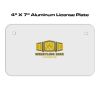 4 X 7 Aluminum License Plate  Thumbnail