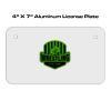 4 X 7 Aluminum License Plate  Thumbnail