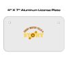 4 X 7 Aluminum License Plate  Thumbnail