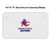 4 X 7 Aluminum License Plate  Thumbnail