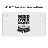 4 X 7 Aluminum License Plate  Thumbnail