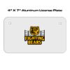4 X 7 Aluminum License Plate  Thumbnail