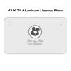 4 X 7 Aluminum License Plate  Thumbnail