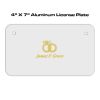 4 X 7 Aluminum License Plate  Thumbnail