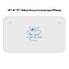 4 X 7 Aluminum License Plate  Thumbnail
