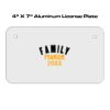 4 X 7 Aluminum License Plate  Thumbnail