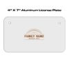 4 X 7 Aluminum License Plate  Thumbnail