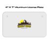 4 X 7 Aluminum License Plate  Thumbnail