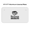 4 X 7 Aluminum License Plate  Thumbnail