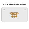 4 X 7 Aluminum License Plate  Thumbnail