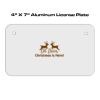 4 X 7 Aluminum License Plate  Thumbnail