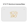 4 X 7 Aluminum License Plate  Thumbnail