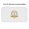 4 X 7 Aluminum License Plate  Thumbnail